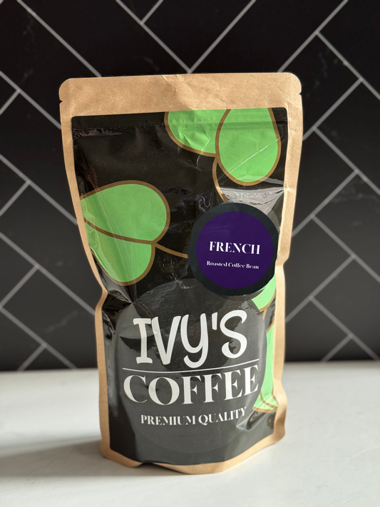 French Roast - Ivy's Coffee French Roast - Organic bean coffee 1lb