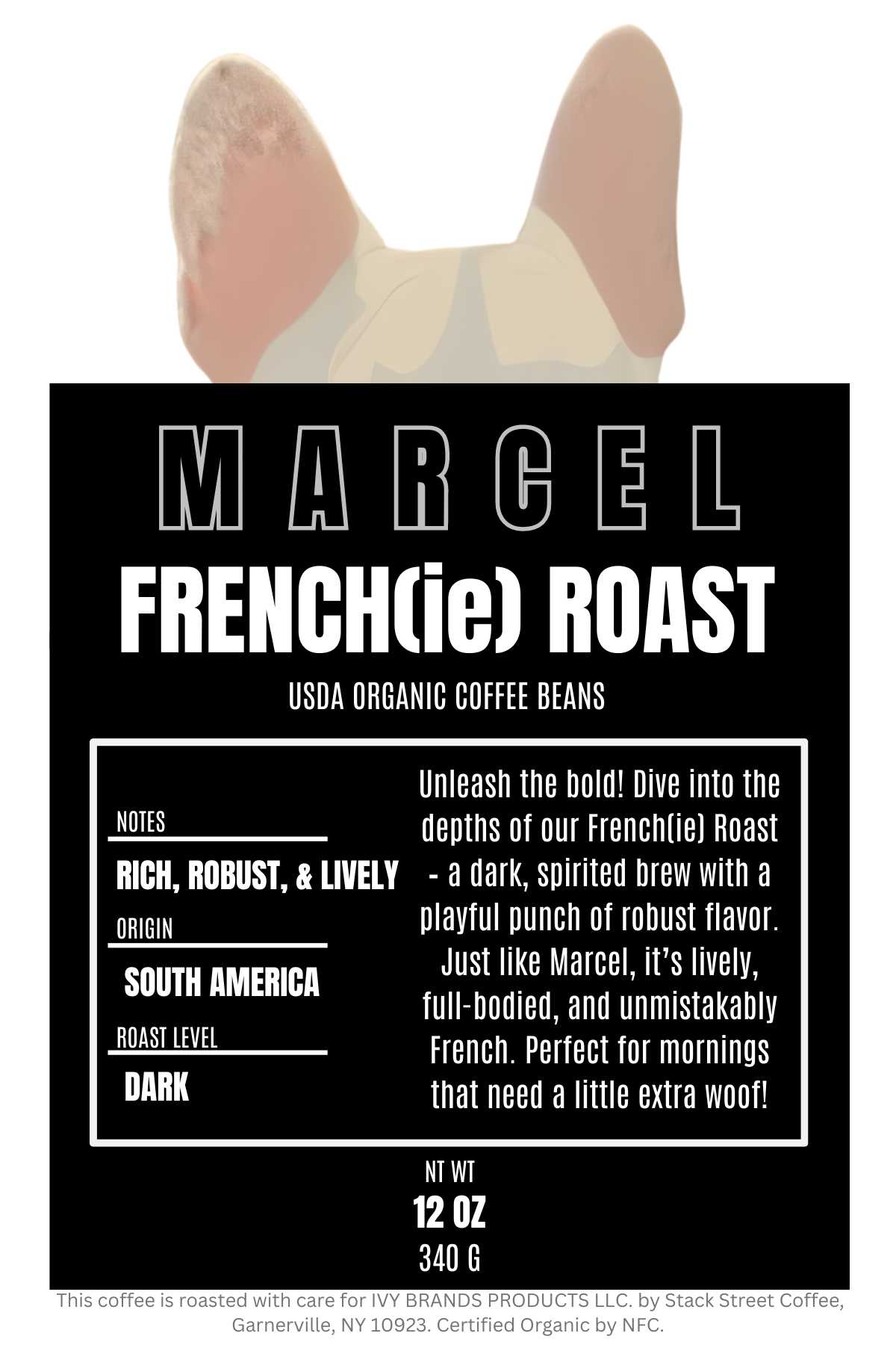 Marcel - FRENCH(ie) roast: special roast for Marcel the Frenchie