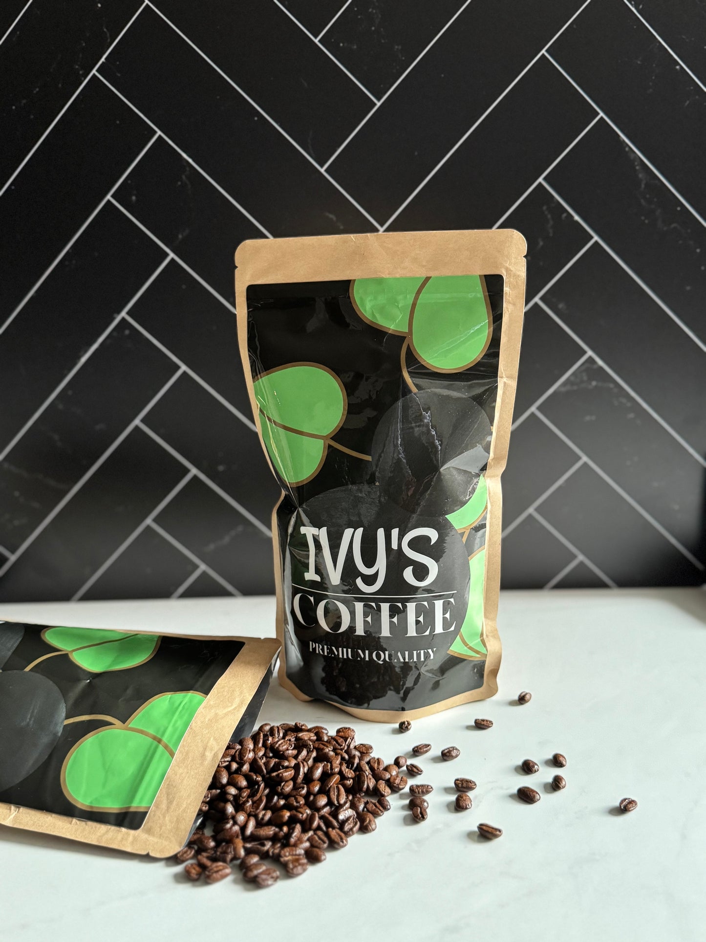 Colombian Roast - Ivy's Coffee Colombian Roast - Organic bean coffee 1lb